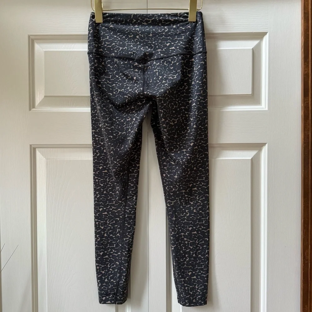 Varley Luna Yoga Leggings Tortoise Leopard size Small